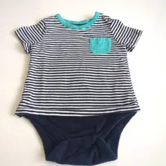 babyGap ストライプロンパース 80cm