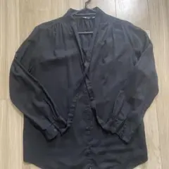 UNIQLO ブラック 長袖シャツ Lサイズ