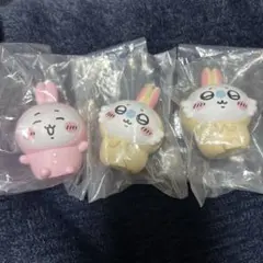 ちいかわ ソフビフィギュア4 カプセルトイ 3個セット モモンガ ちいかわ