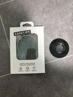 CASETiFY Snappy Ring Holder ブラック