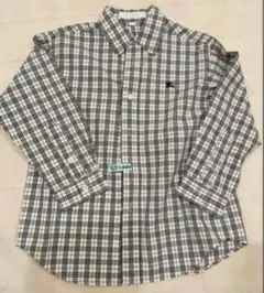 美品　BURBERRY チェック柄 長袖シャツ 100cm