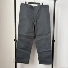 Dickies ルーズフィット グレー ワークパンツ