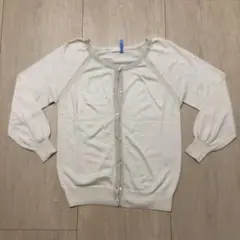 VIS カーディガン　ベージュ系　Ｍ