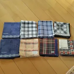 CALVIN KLEIN カルバンクライン他★メンズ ハンカチ ８枚 セット