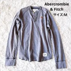 Abercrombie & Fitchアバクロンビー ヘンリーネック ロングT