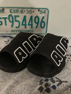 NIKE ナイキ モアテンサンダル 27cm us9 黒 ブラック