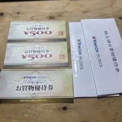 最新版 ヤマダ電機　お買物優待券 500円8枚4,000円分 送料無料