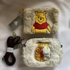 くまのプーさん⭐︎カメラポシェット＆ポーチ⭐︎2点セット⭐︎新品未使用品
