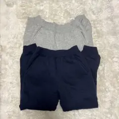 UNIQLO 裏ボアスウェットパンツ　キッズ130 2点セット