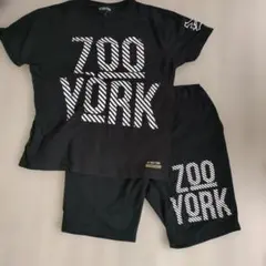 ZOO YORK Lサイズ 黒 Tシャツとショートパンツセット