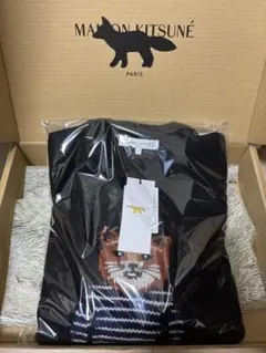 Maison Kitsume ニットドレスド フォックス インターシャ ウール