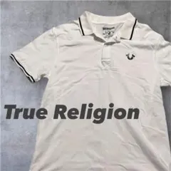 TRUE RELIGION ポロシャツ ホワイト/グレー/ブラック - メルカリ