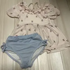 petit main チェリー柄水着セット 110サイズ
