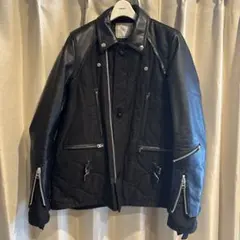 sacai 22SS サカイ カウレザー ライダーススカート サイズ1 ブラック sacai 22SS サカイ カウレザー ライダーススカート サイズ1 ブラック