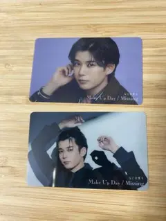 なにわ男子　長尾謙杜　フォトカード2枚セット