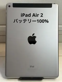 Apple iPad Air 2 スペースグレイ バッテリー100% 美品