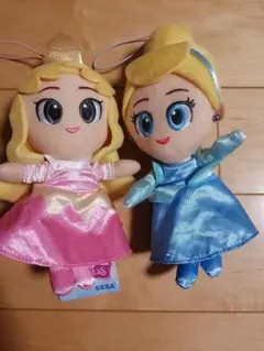 非売品プライズ品プリンセスオーロラ姫とシンデレラ