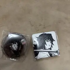 鬼滅の刃 ダイニング お楽しみくじ 台本表紙スクエア缶バッジ 冨岡義勇