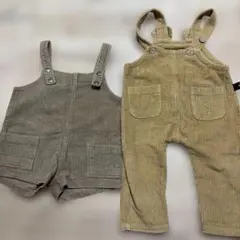 韓国子供服　daily bebe くまみみサロペット