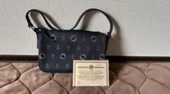 ハンティングワールド モノグラム ミニショルダー イタリア製 認証カード付