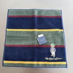 新品タグ付き　Polo Ralph Lauren タオルハンカチ　ポロベア