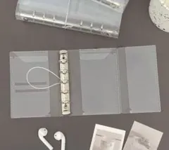 透明A7サイズ6リングリフィル2個セット