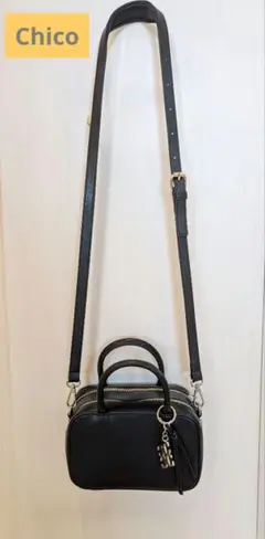 Chico　チャーム付ラウンドミニバッグ