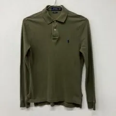 polo Ralph Lauren 長袖ポロシャツ　カーキ　xs あ1のサムネイル