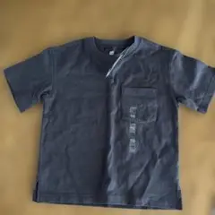 110サイズ グレー Tシャツ ポケット付き