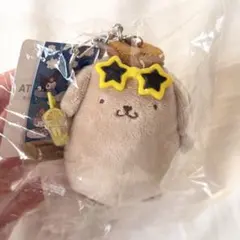 即日発送 ローリーズファーム ポムポムプリン ぬいキーホルダー 日焼け