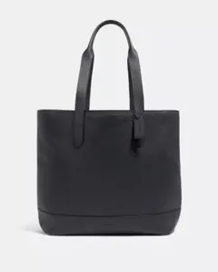 COACH ブラックレザー トートバッグ