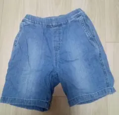 UNIQLOユニクロ　デニムイージーショートパンツ 120cm