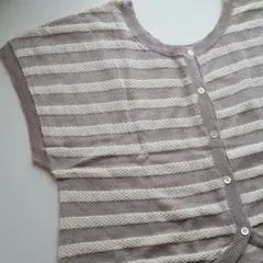 SM2☆前後２WAY半袖綿ニットトップス