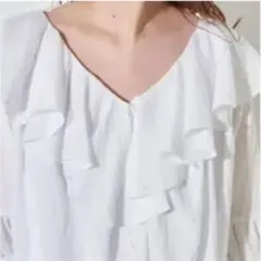 mystic フリルブラウス