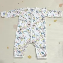 PETIT BATEAU 花柄ロンパース 12m 74cm