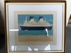 柳原良平　リトグラフ　Queen Mary 82/100 柳原良平 リトグラフ Queen Mary 82/100 - メルカリ