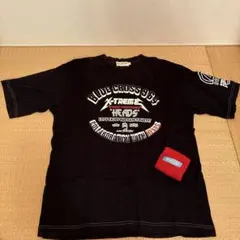 BLUE CROSS ブラック Tシャツ リストバンド付き