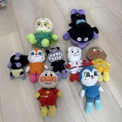 アンパンマンキャラクターぬいぐるみ 9セット