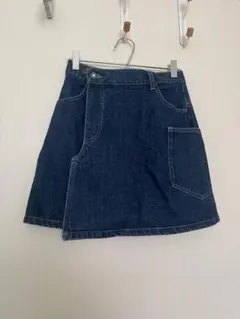 デニム ミニスカート フロントボタン付き　チコ　Chicoのサムネイル