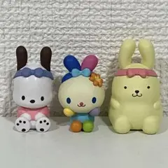 サンリオキャラクターズ なりきりうさぎさんフィギュア 3点セット
