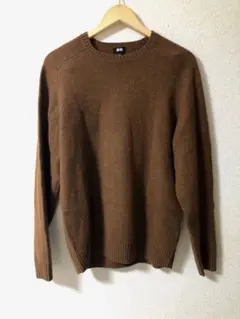 プレミアムラムクルーネックセーター ニット