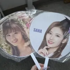 twice サナ うちわ 2種セット