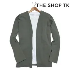 新品 タケオキクチ カーディガン＋Tシャツセット アンサンブル XL グリーン