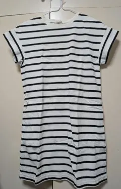 ストライプ 半袖Tシャツ ポケット付き