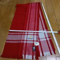 Lightning ウール100% チェック柄マフラー