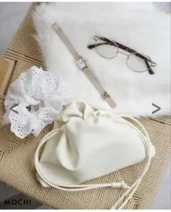 ベースメントonline 2WAY巾着バッグ　mochi