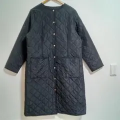 purelast★　コート　アウター　キルティング　大きいサイズLL　ブラック