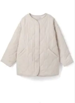 GRLアイボリー キルティングジャケット