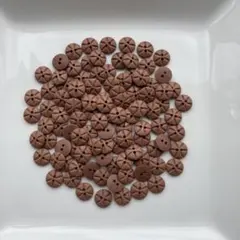 ボタン3-② 11.5mm 100コ レトロ　リメイク　ハンドメイド　まとめ大量