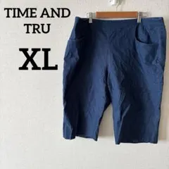 TIME AND TRU 【XL】ネイビー ショートパンツ 夏